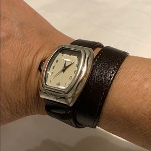 Silpada leather watch